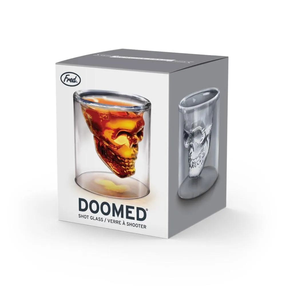 Fred Doomed shotglas kranie 7,5 cl glas