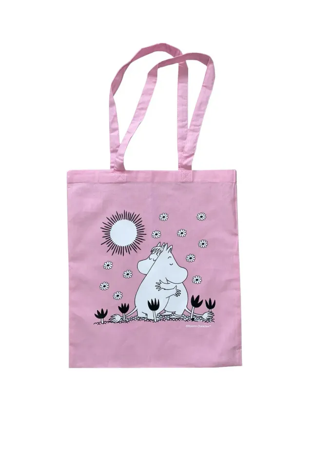 Opto Design Moomin Hug Pink mulepose 39x39 cm bomuld