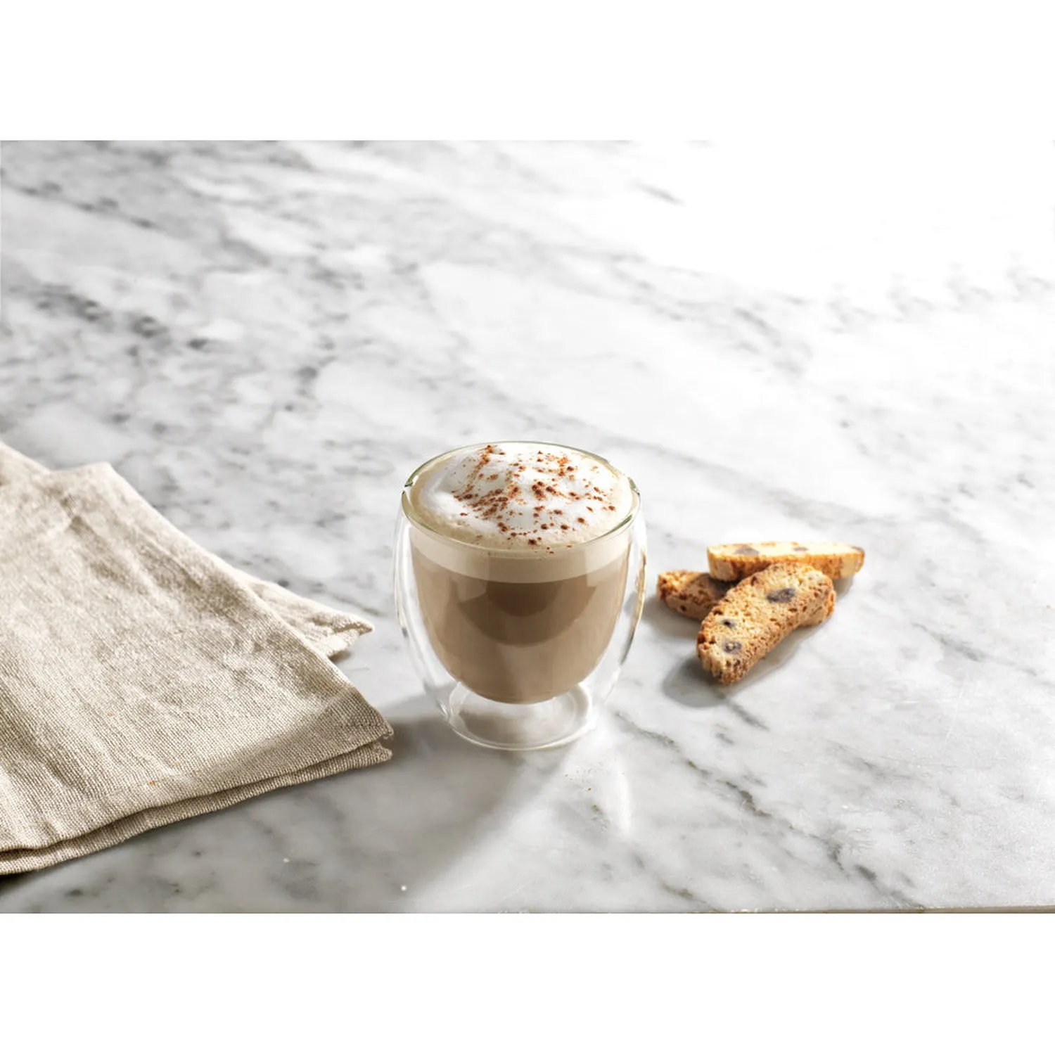 Godinger kaffeglas dobbeltvægget medium 2 stk 266 ml