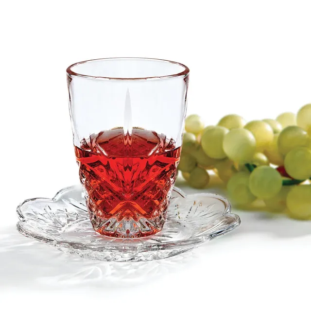 Godinger Dublin Crystal kiddush sæt med bakke