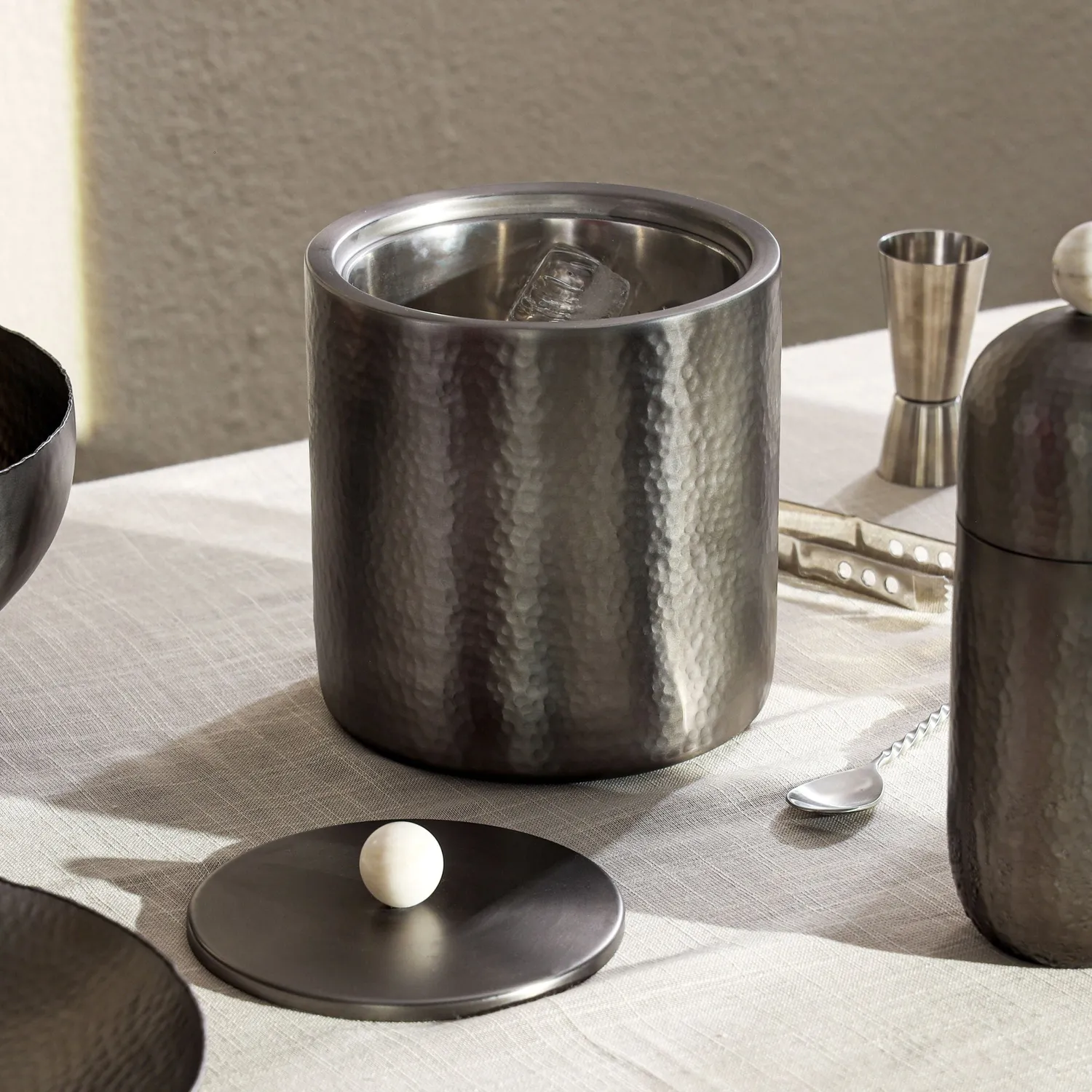 Godinger Temari isspand hamret gunmetal 64 oz