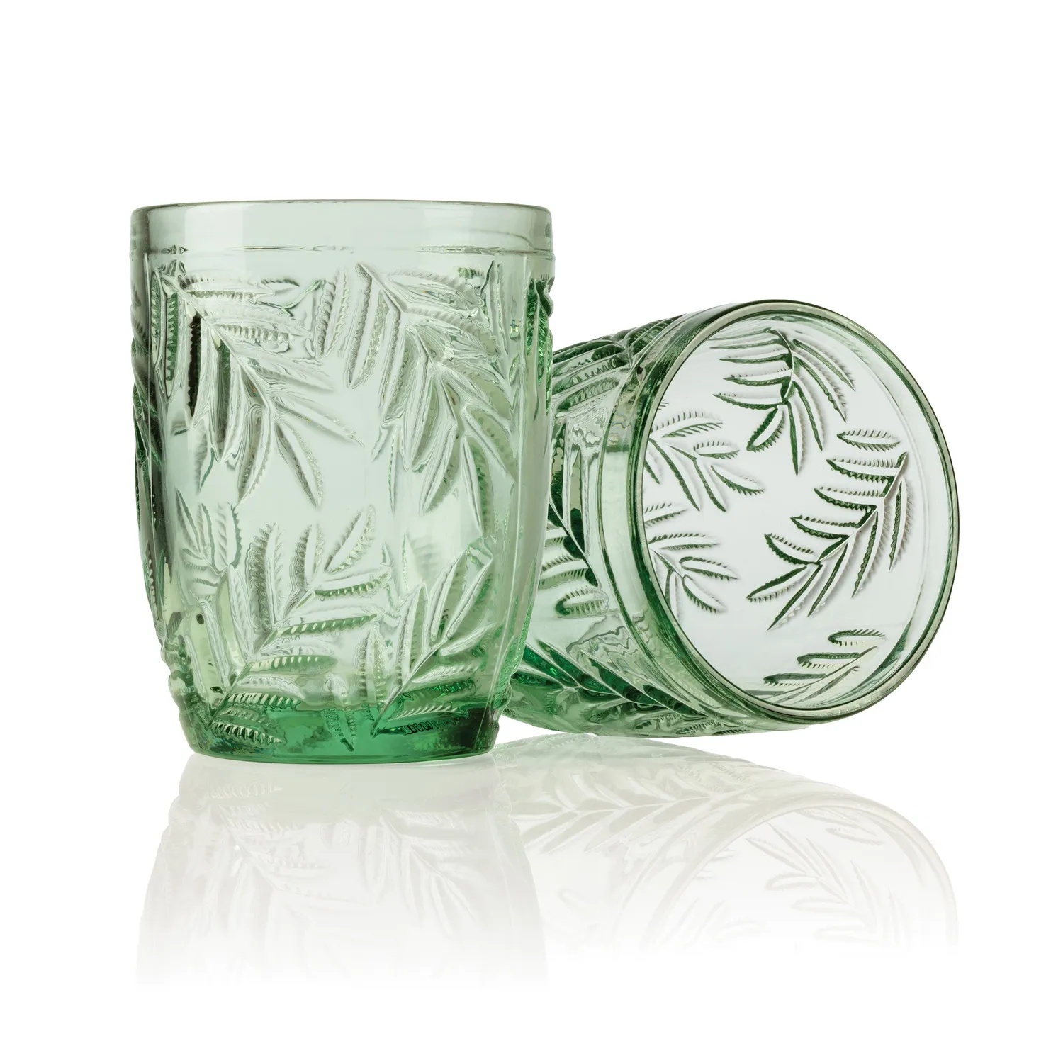 Godinger Bali Double Old Fashion whiskyglas grøn 4 stk