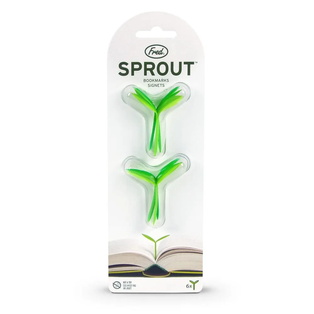Fred Sprout bogmærker 6-pak grønne blade