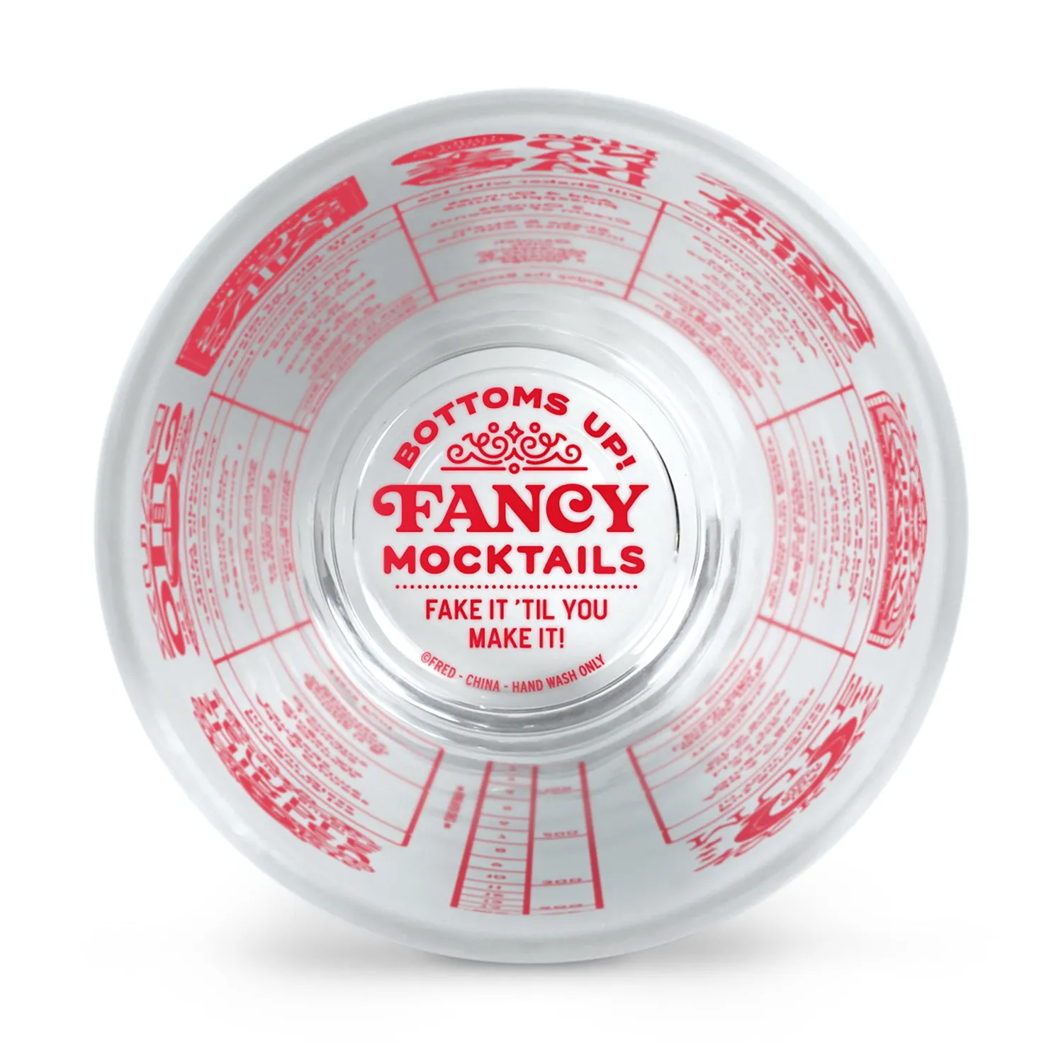 Fred Good Measure Mocktails måleglas 16 oz opskrift