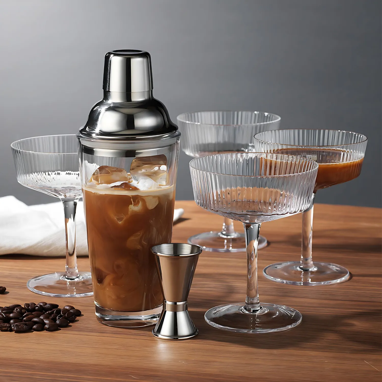 Godinger Whiskey & Rye cocktailsæt espresso martini 6 dele klar