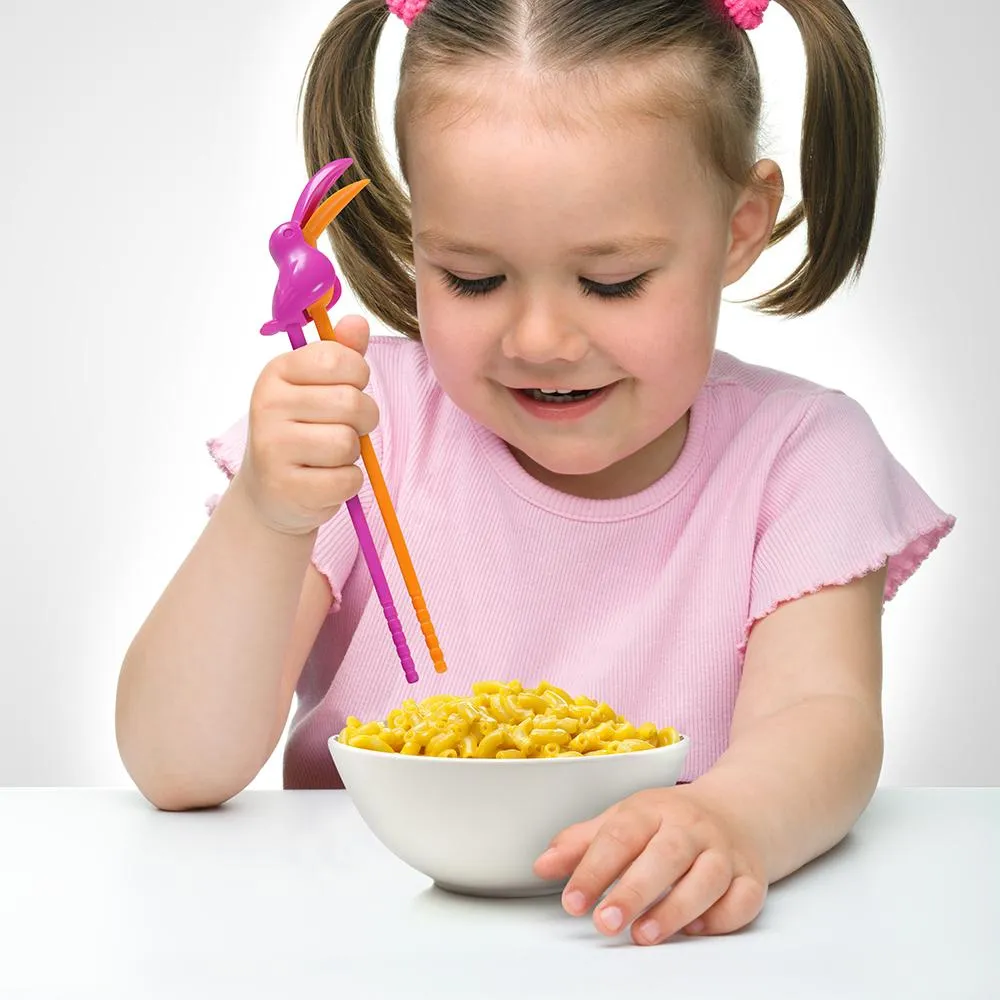 Fred Munchtime Toucan spisepinde til børn farverig