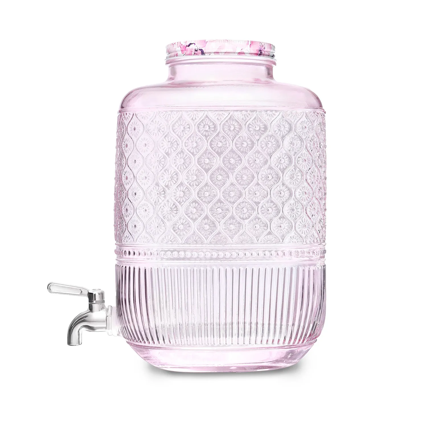 Godinger Claro Pink drikkedispenser 128 oz lyserød