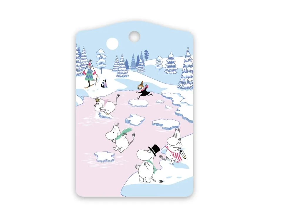 Opto Design Moomin Winter 2022 skærebræt 30x20 cm