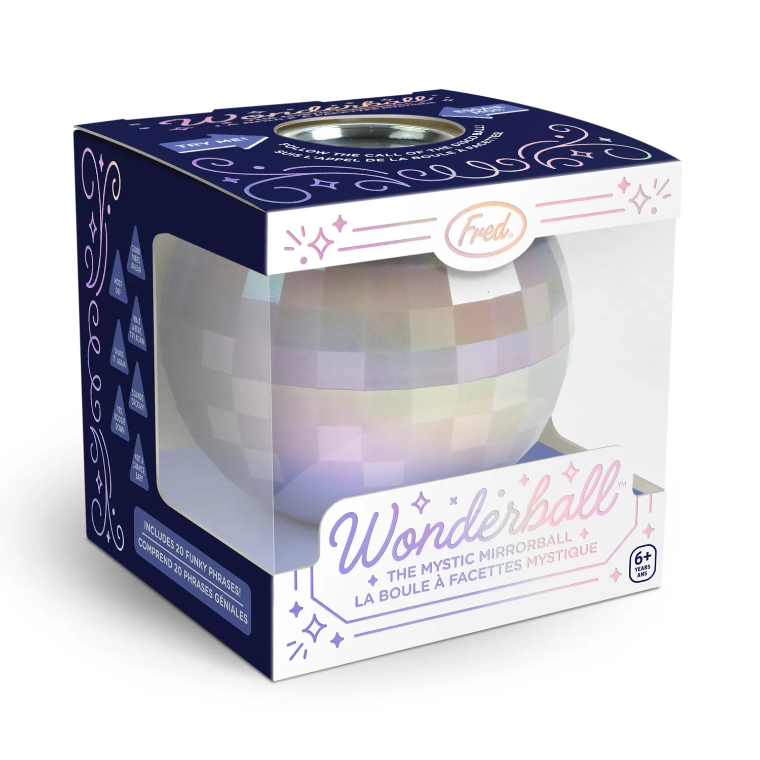 Fred Wonderball spåkugle diskokugle 20 svar