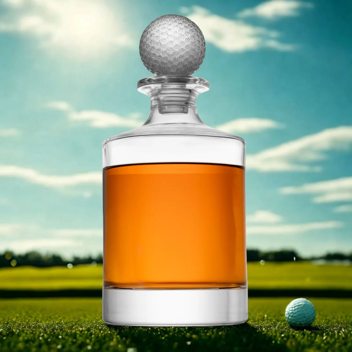 Godinger Golf whisky karaffel glas 89 cl