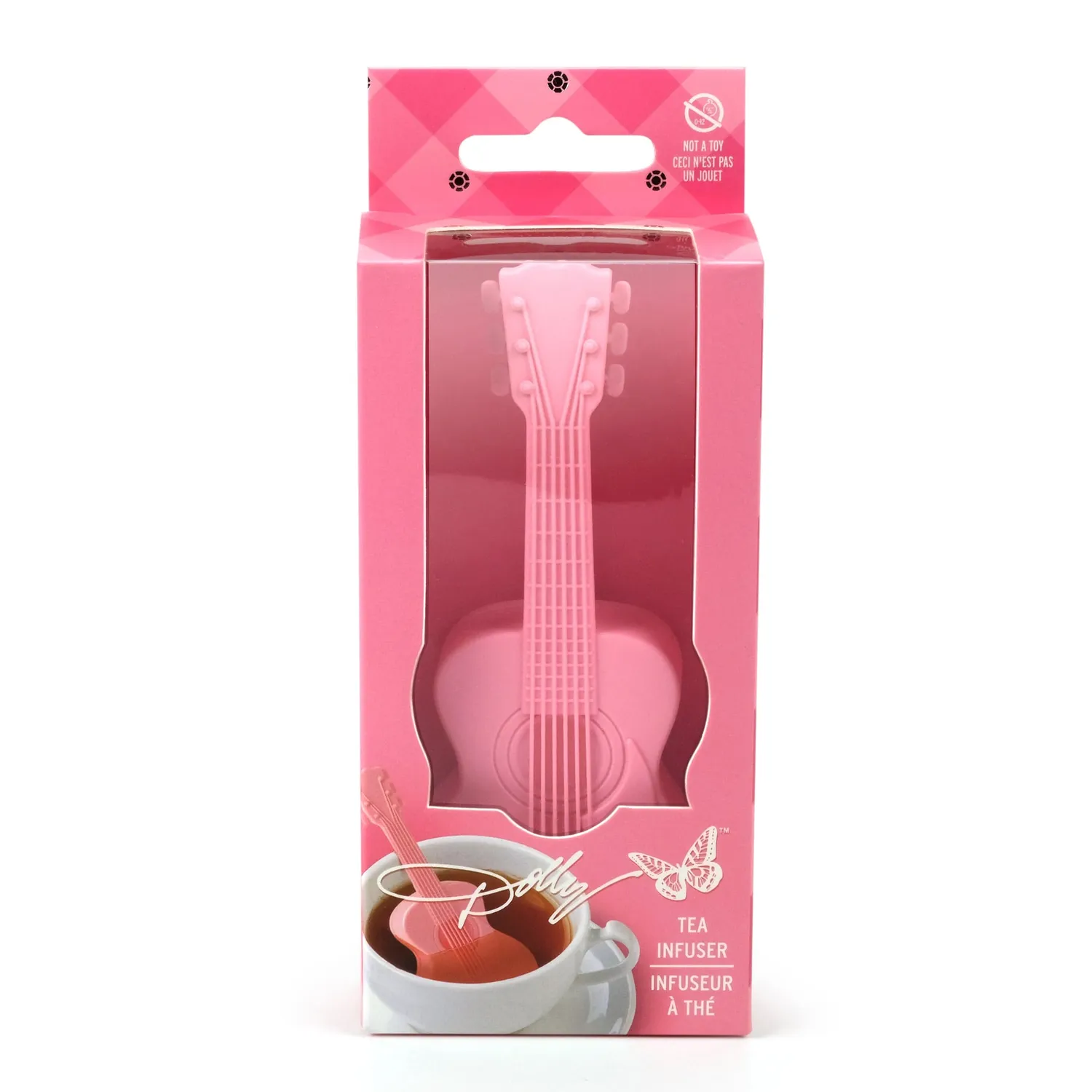 Fred Dolly Guitar te-si lyserød guitar silikone