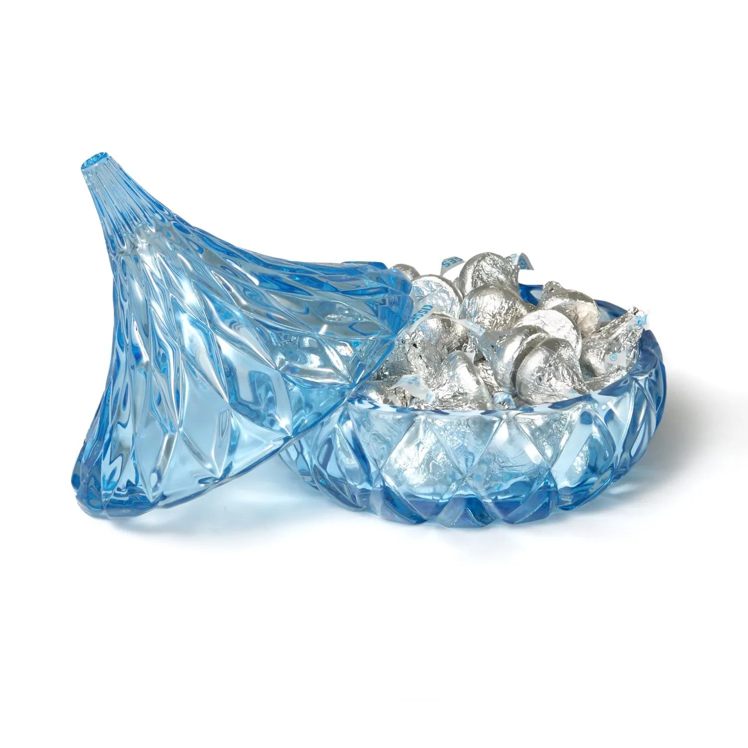 Godinger Hershey's Kisses slikskål blå krystal