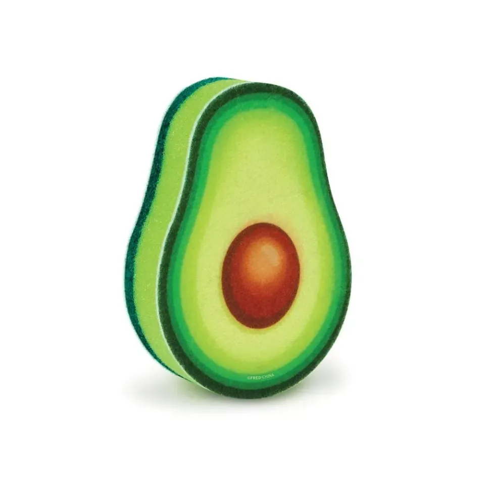 Fred Just Ripe avocadosvamp køkkensvamp 3-lags grøn