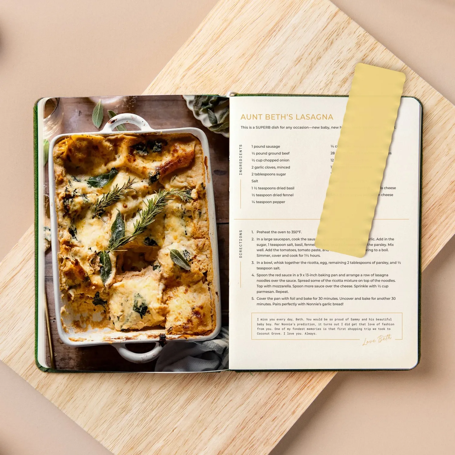 Fred Use Your Noodle bogmærke silikone lasagne