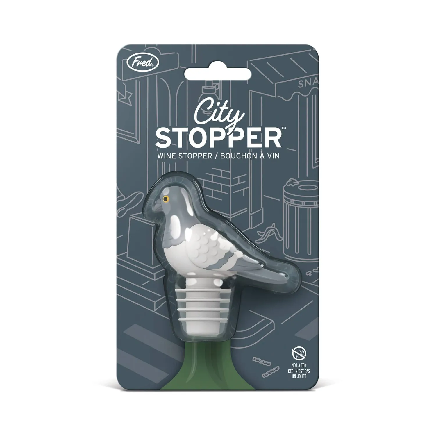 Fred City Stopper flaskeprop due silikone