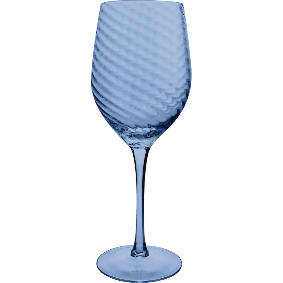 Godinger Infinity hvidvinsglas blåt 13 oz krystal