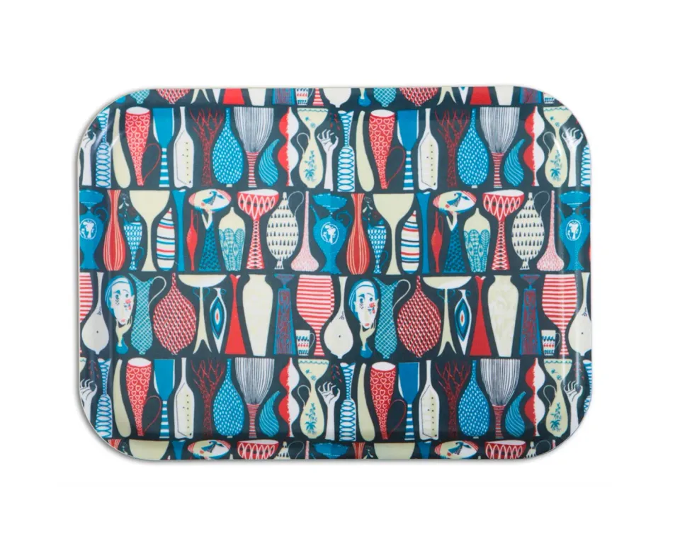 Opto Design Pottery bakke 27x20 cm Stig Lindberg birk