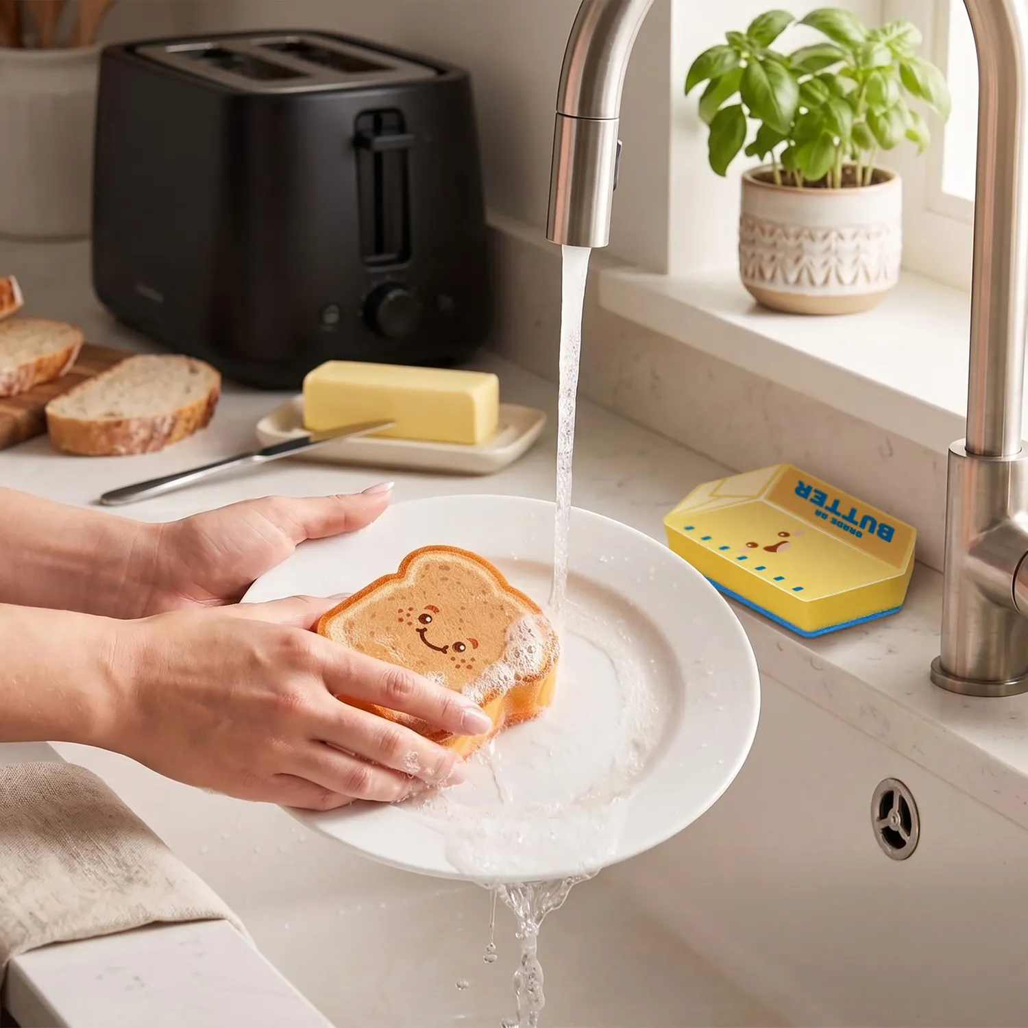 Fred Tidy Toast køkkensvamp toast 2-pak