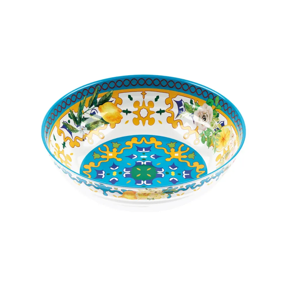 Guzzini Flower&Lemon skål Ø30 cm melamin
