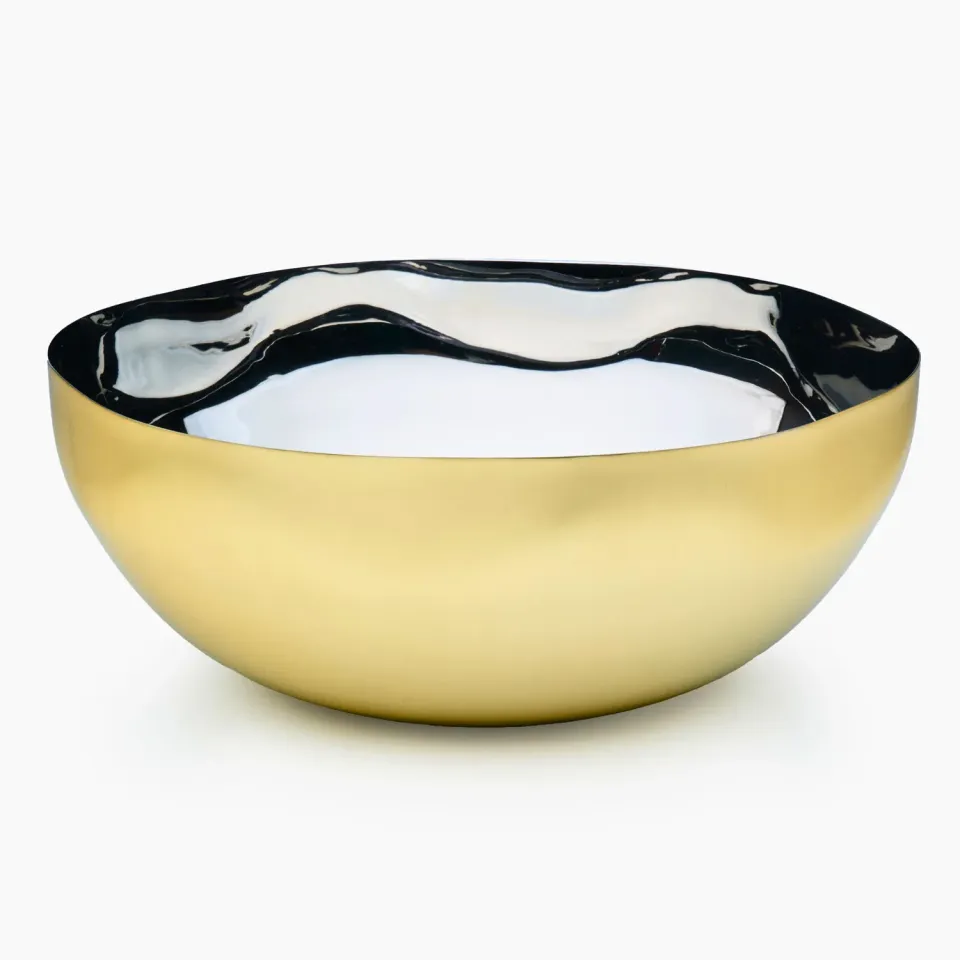 Godinger Auburn Organic serveringsskål guld stål