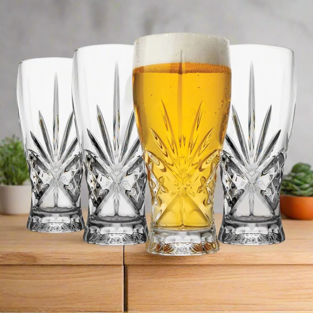 Godinger Dublin Pint Glas Krystal 4 stk 18oz