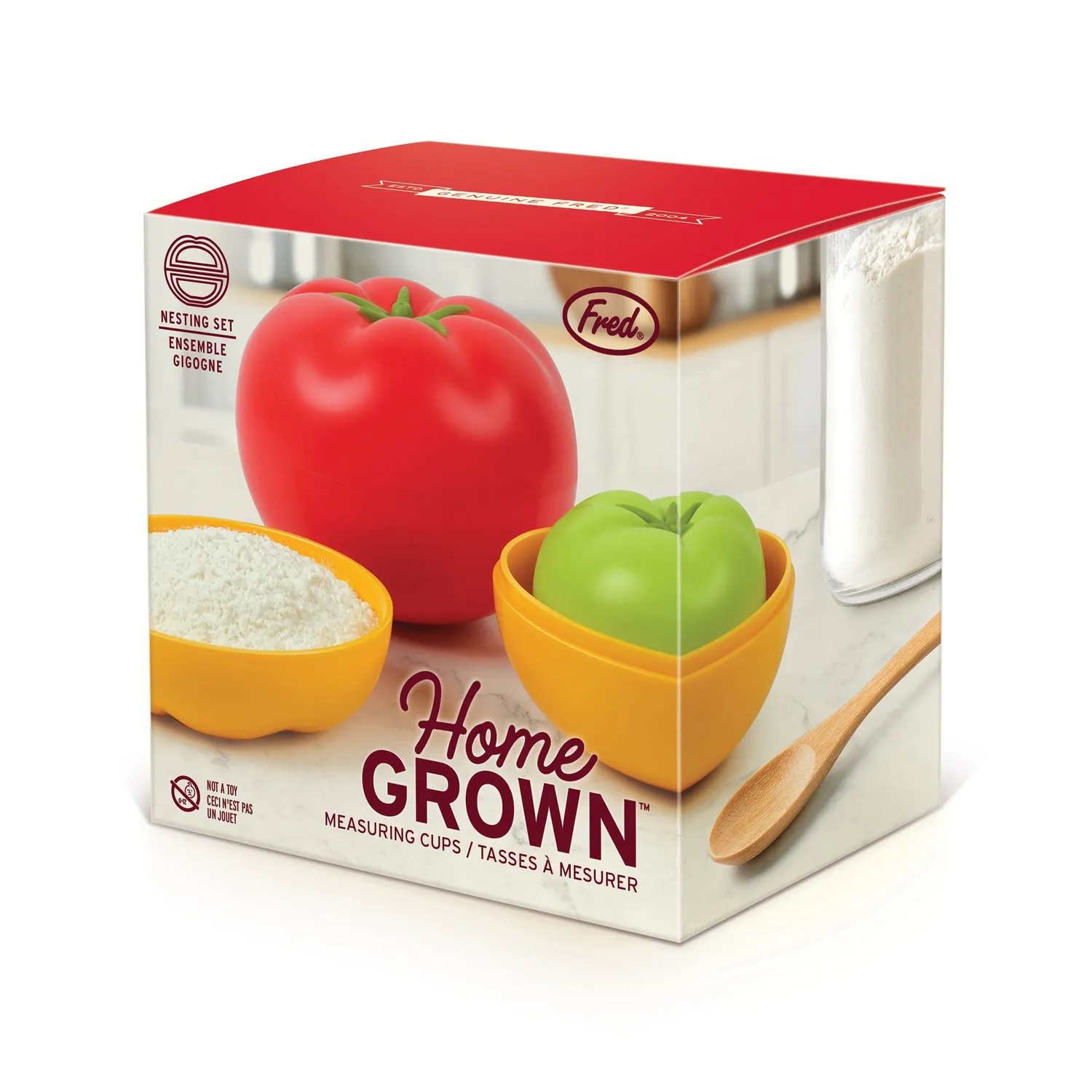 Fred Home Grown målebæger sæt 6 stk tomat
