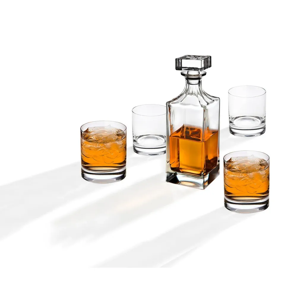 Godinger Social dekanter sæt whiskey 5 dele