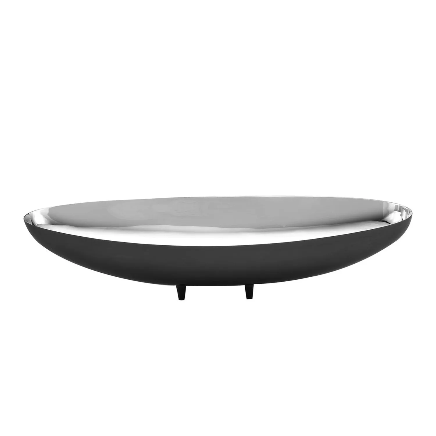 Godinger Oval serveringsskål stål 2,2 liter