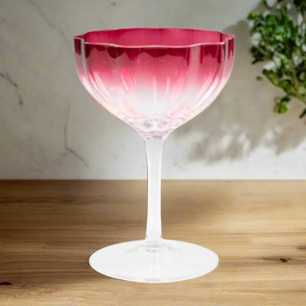 Godinger Allure Berry Ombre coupeglas mulberry 9,5 oz