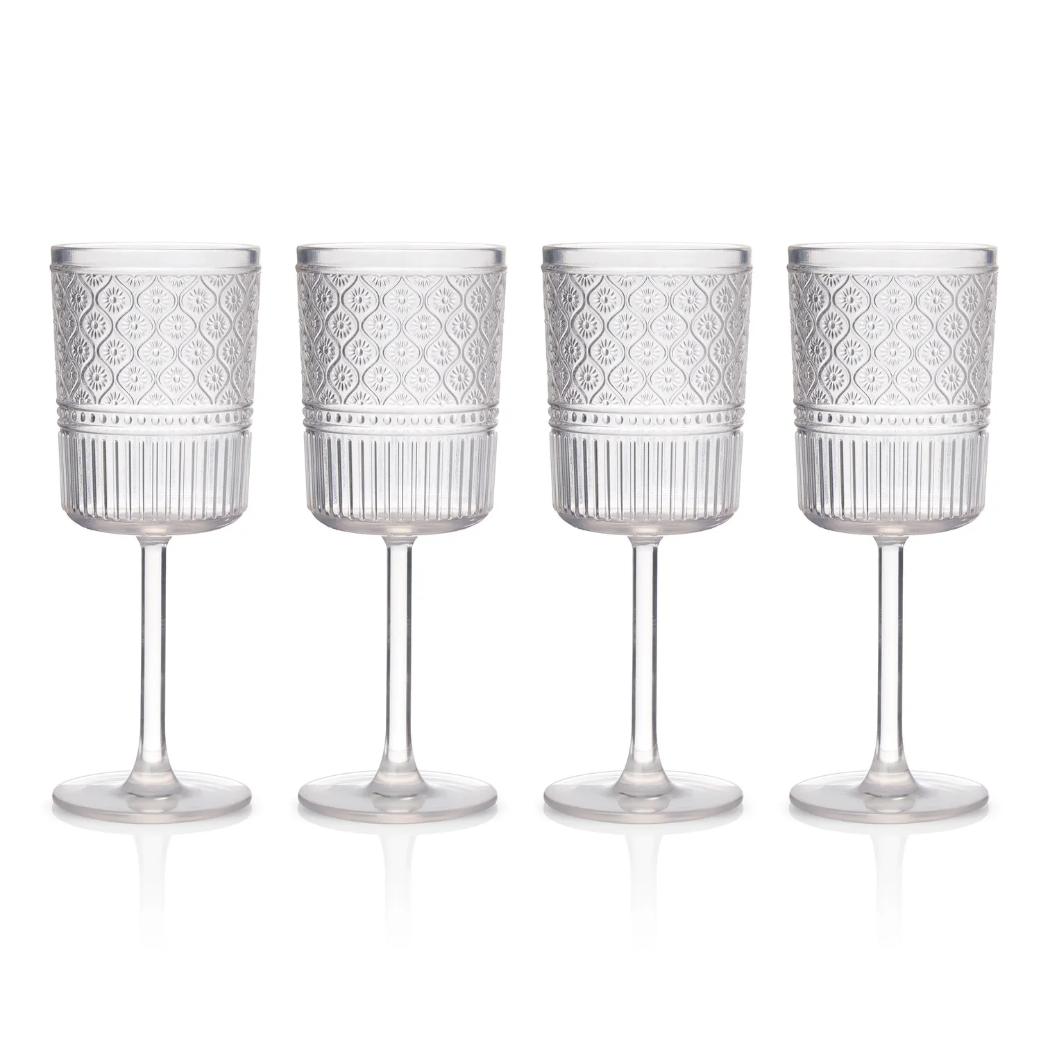 Godinger Claro vinglas goblet 4 stk klar akryl