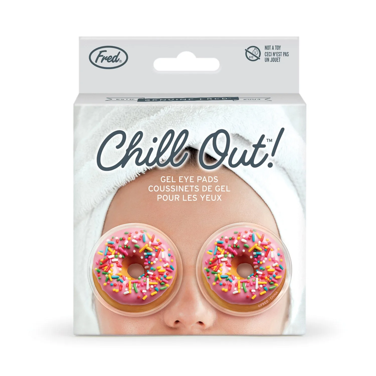 Fred Chill Out Donut øjenmaske kølende
