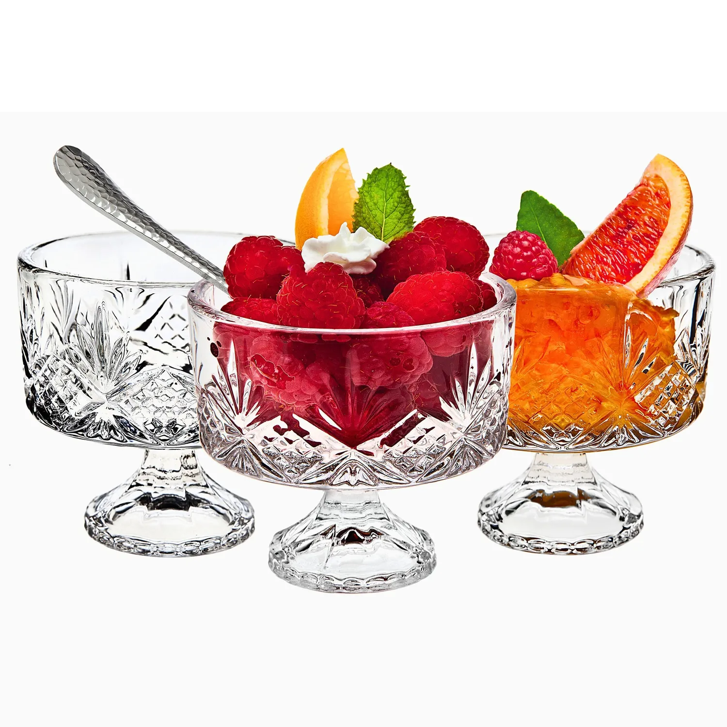 Godinger Dublin trifle sæt 16 dele krystal dessertskåle