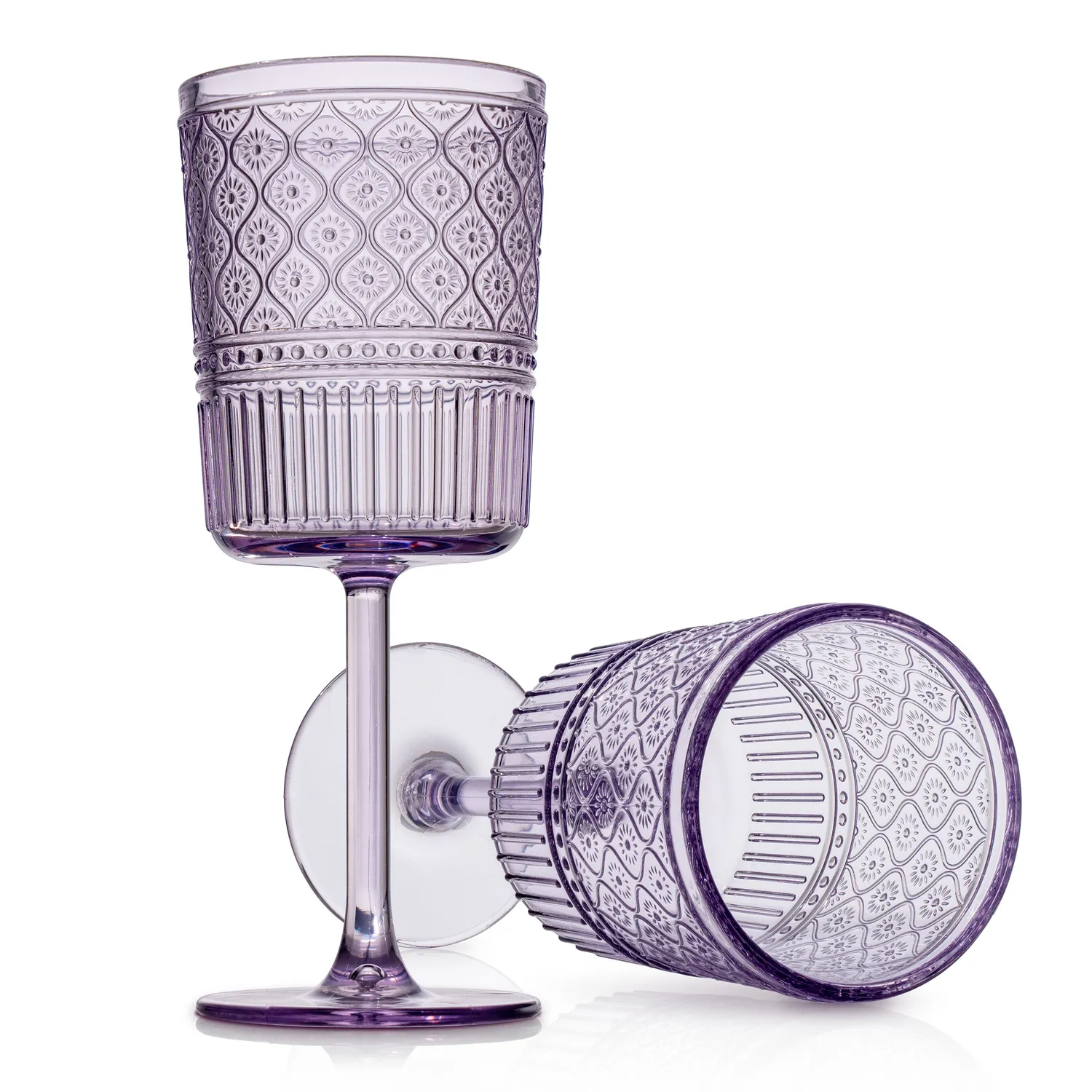 Godinger Claro pokalglas lavendel 4 stk akryl