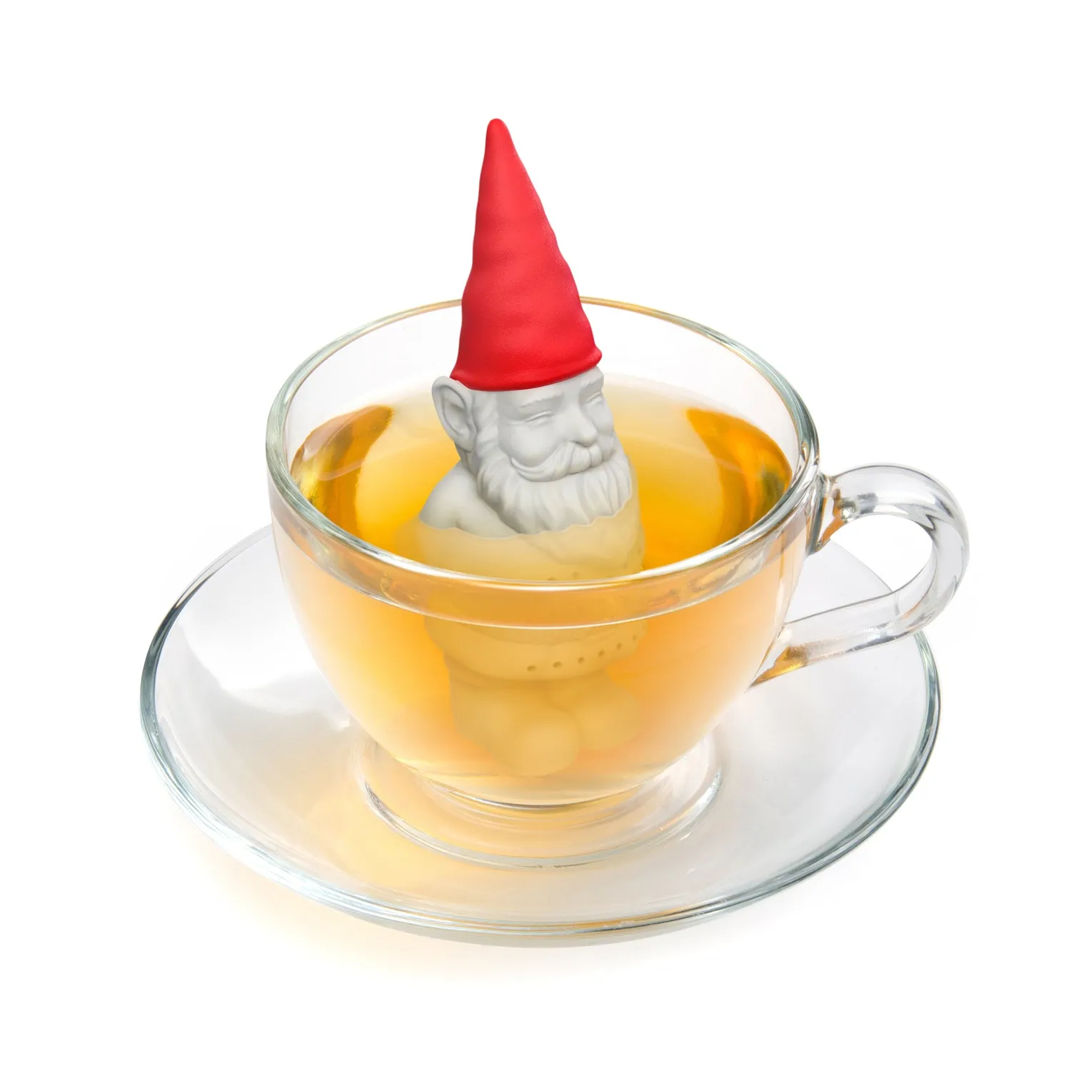 Fred Gnome Brew teinfuser havenisse silikone