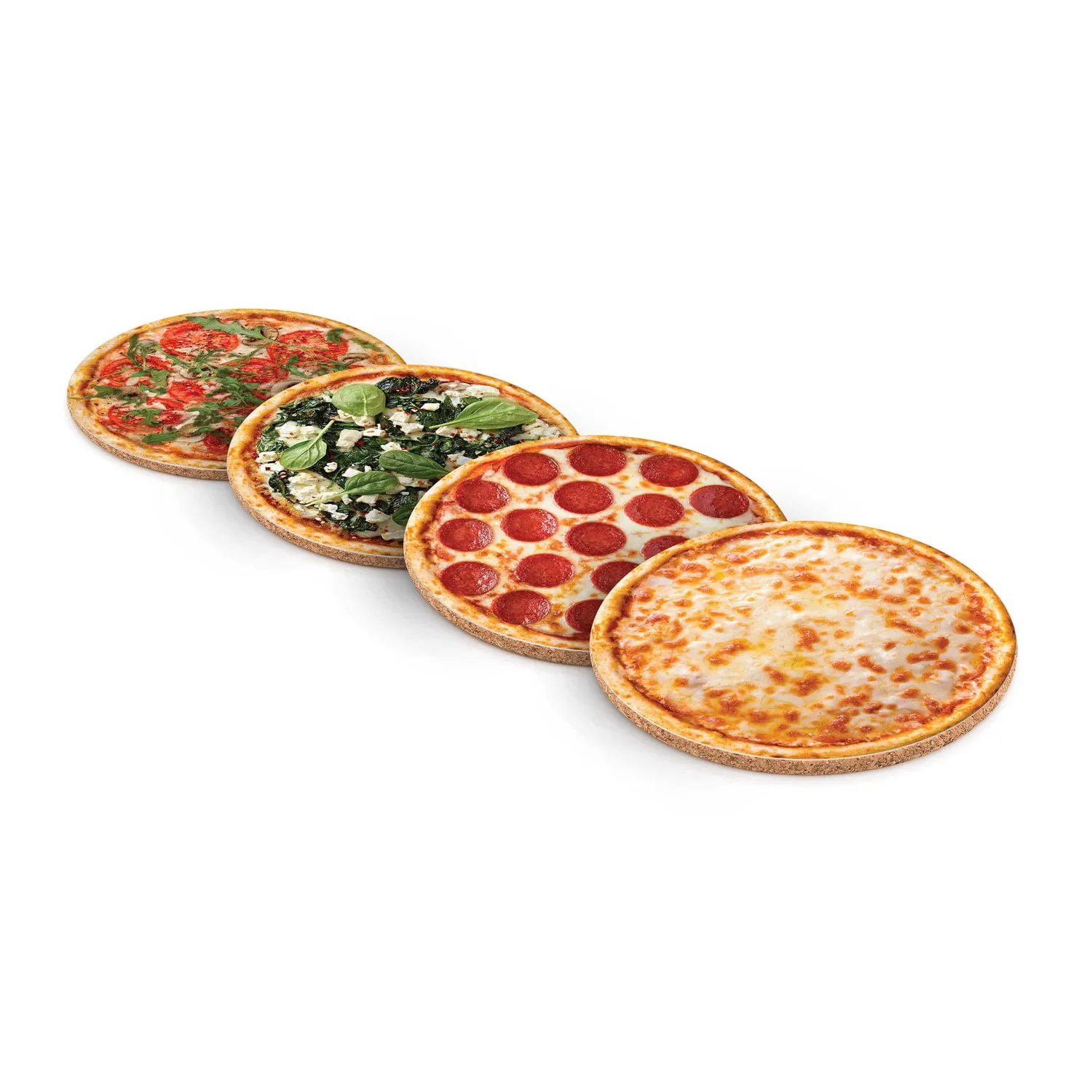 Fred Hot and Fresh pizzabordskåner 4-pak kork