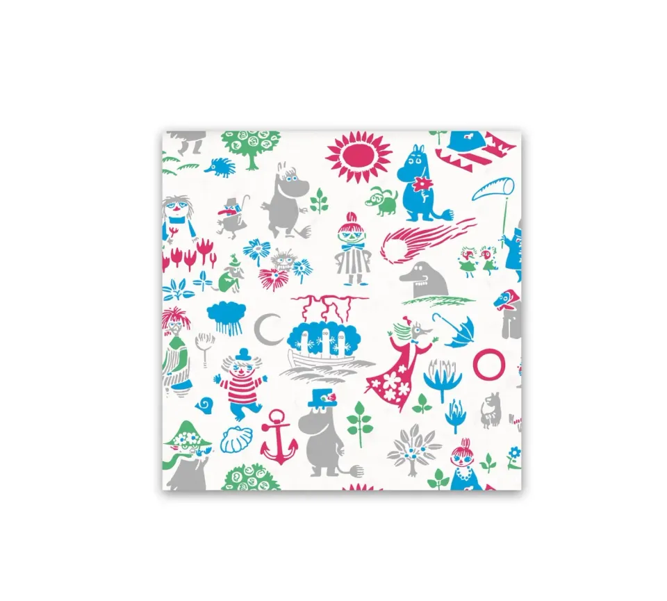 Opto Design Mumi Pattern Design servietter 20 stk 33x33 cm