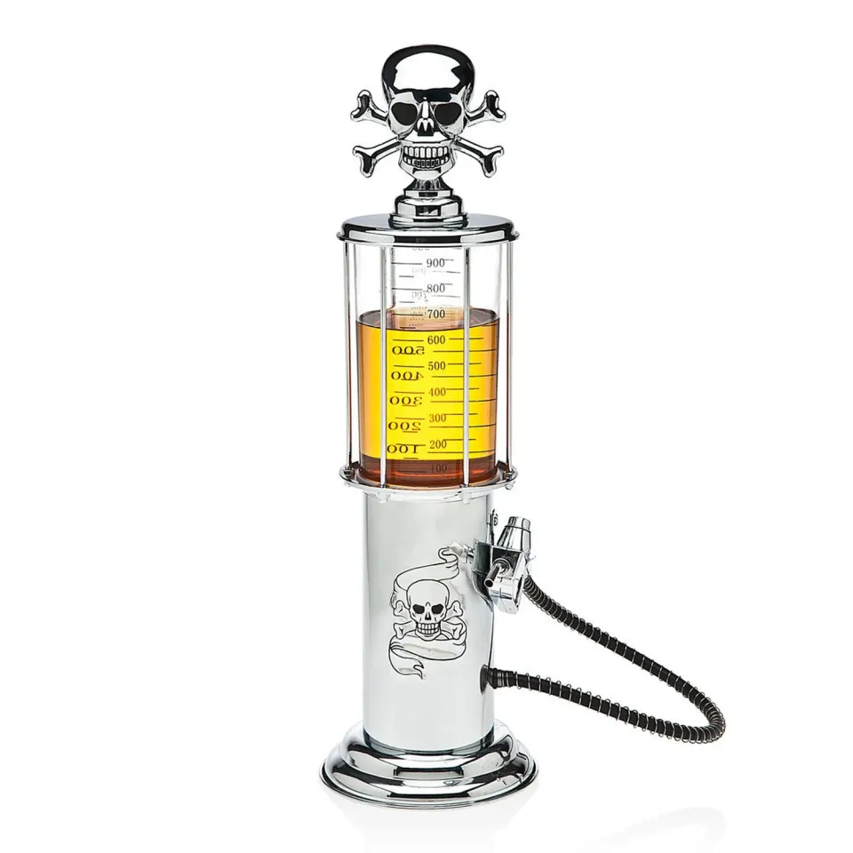 Godinger Skull drikkedispenser benzintank 88cl klar