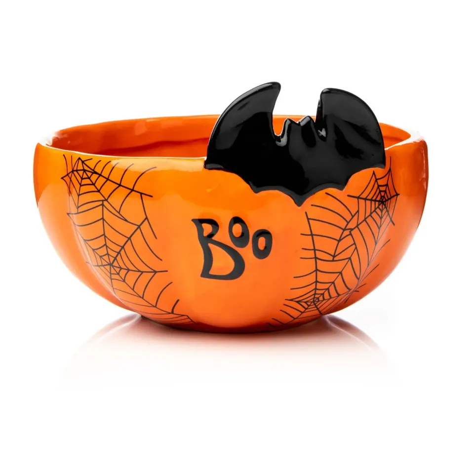 Godinger Spooky Snack slikskål halloween orange