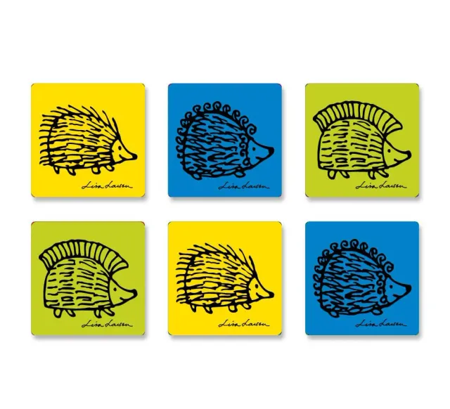 Opto Design Iggy Piggy Punky bordskånere 6-pak