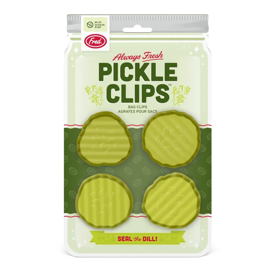 Fred Pickle Clips poseclips 4 stk grønne