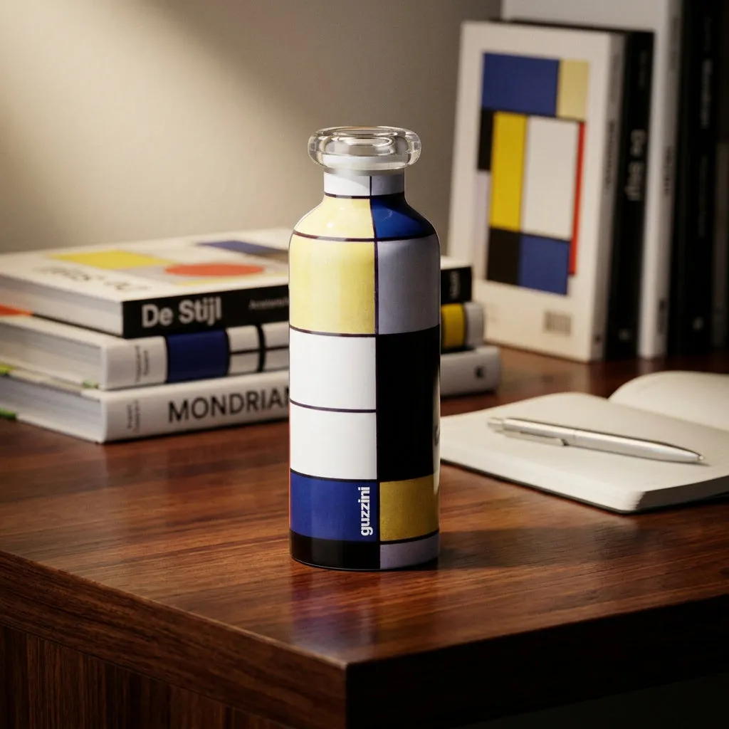 Guzzini Piet Mondrian termoflaske rustfrit stål