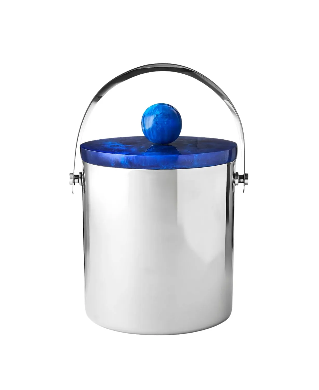 Godinger Azure Blue Resin isspand rustfrit stål blå
