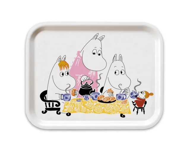 Opto Design Moomin Teaparty bakke 27x20 cm birkefiner