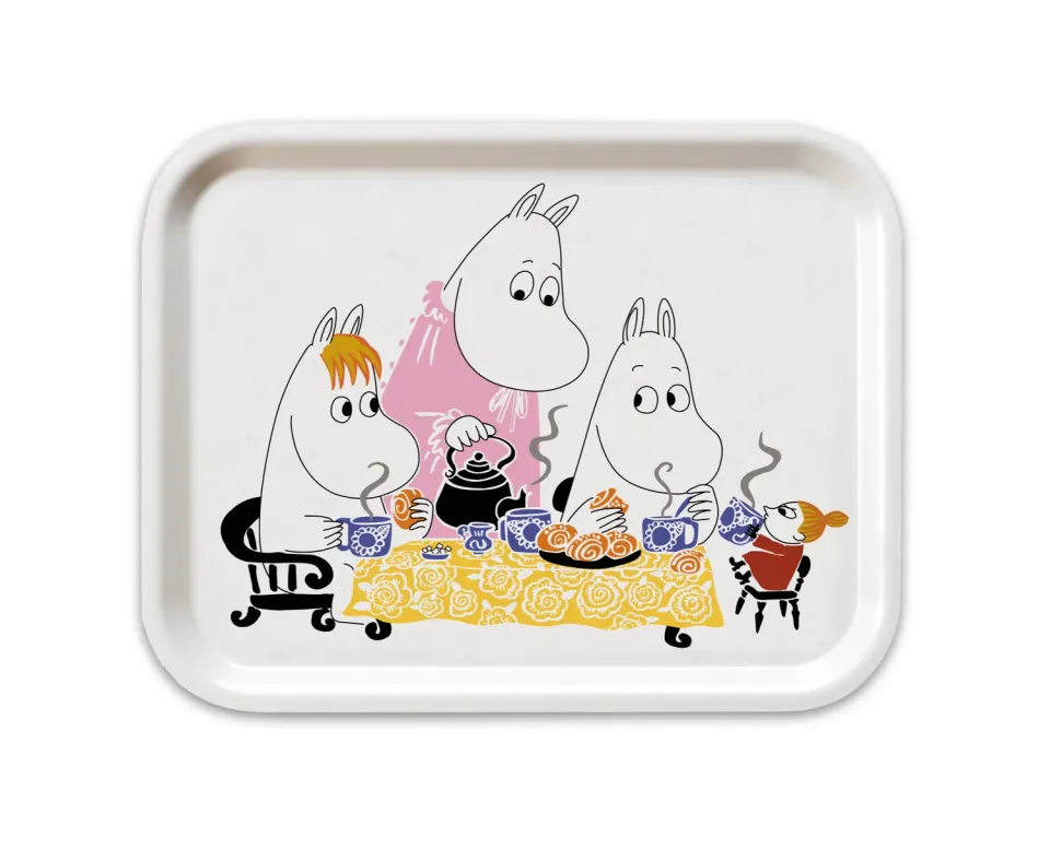 Opto Design Moomin Teaparty bakke 27x20 cm birkefiner