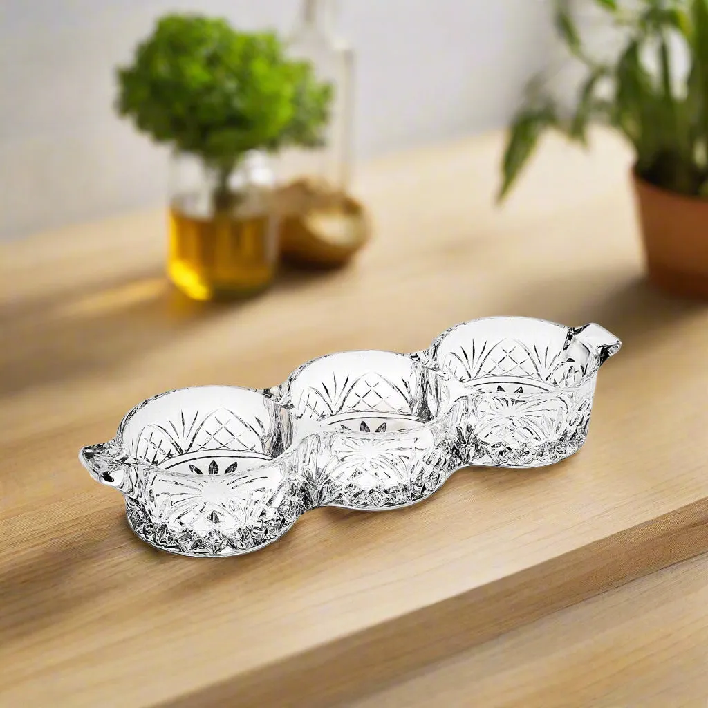 Godinger Dublin Triple Bottle flaskeholder klar krystal