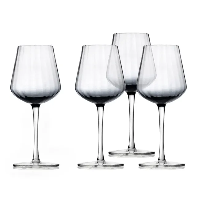 Godinger Serena rødvinsglas klar blå 4 stk