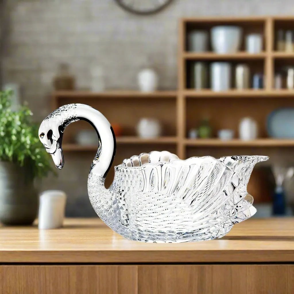 Godinger Swan serveringsskål krystal svane 39 oz