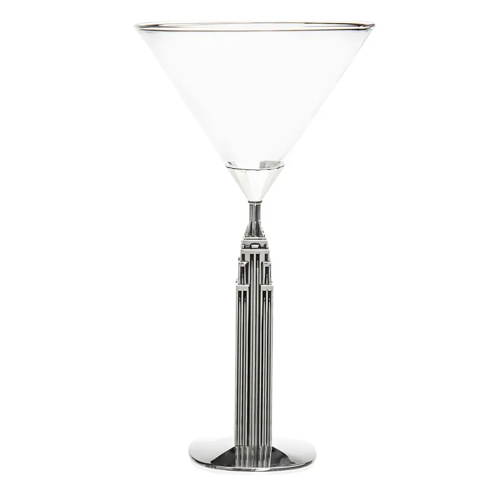 Godinger Landmark Empire State martiniglas 8 oz krystal