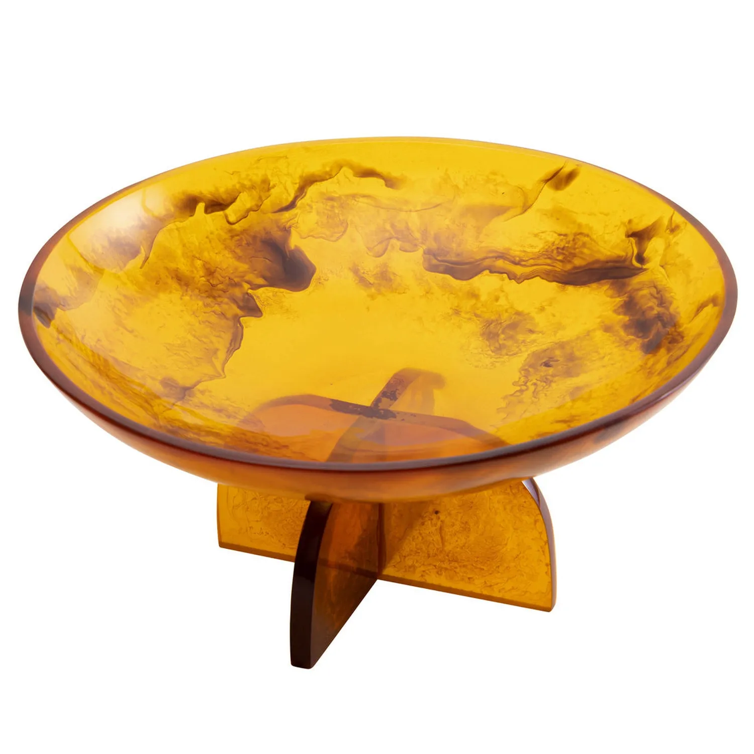 Godinger Lucente frugtskål resin tortoise 2,3 liter