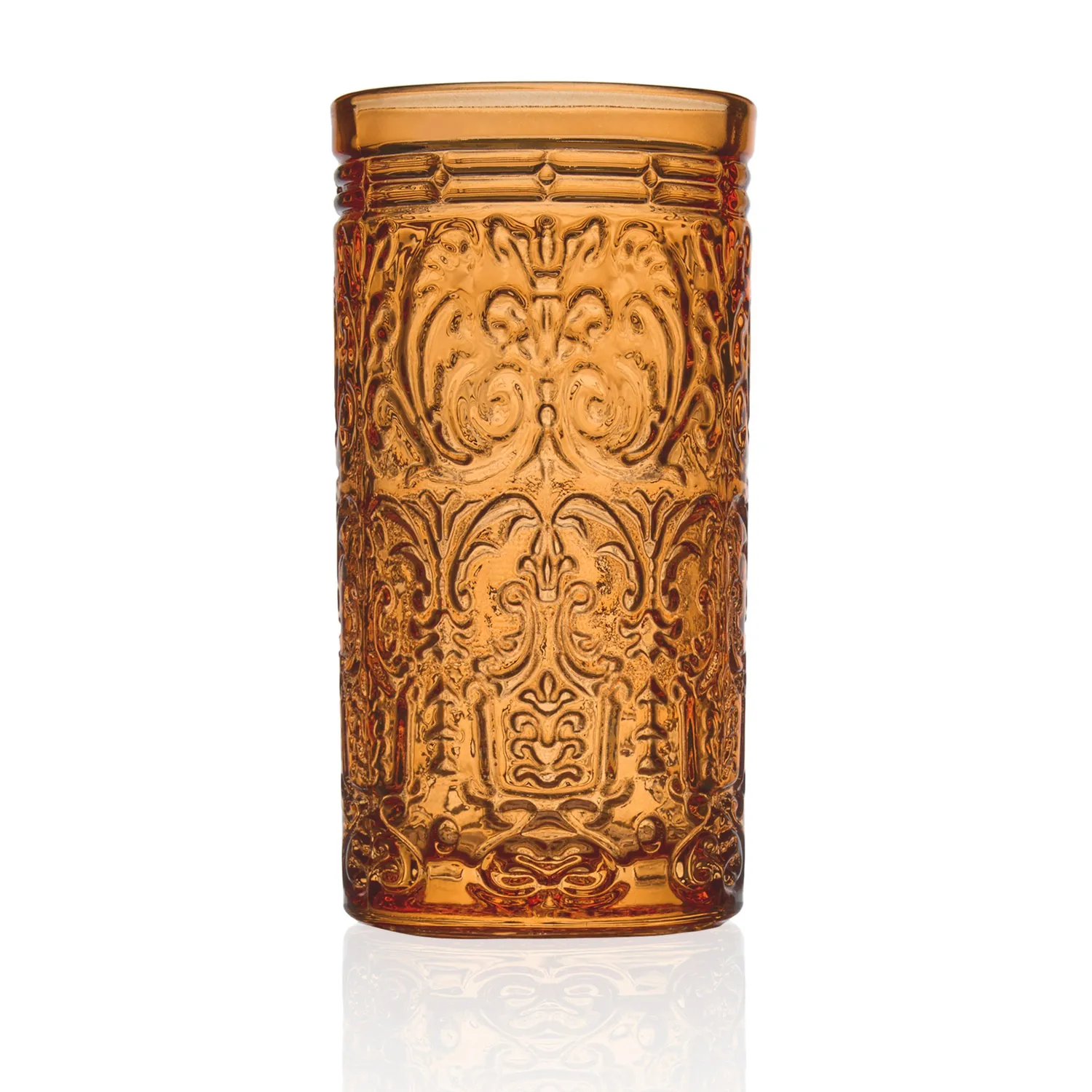 Godinger Jax highball glas 4 stk orange 14 oz
